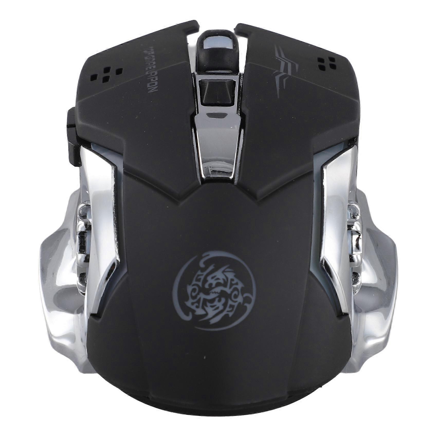 Wireless Silent Mouse Bluetooth Dual Mode Design, 2.4G Dual Mode Rechargeable Optical Mouse for Lap