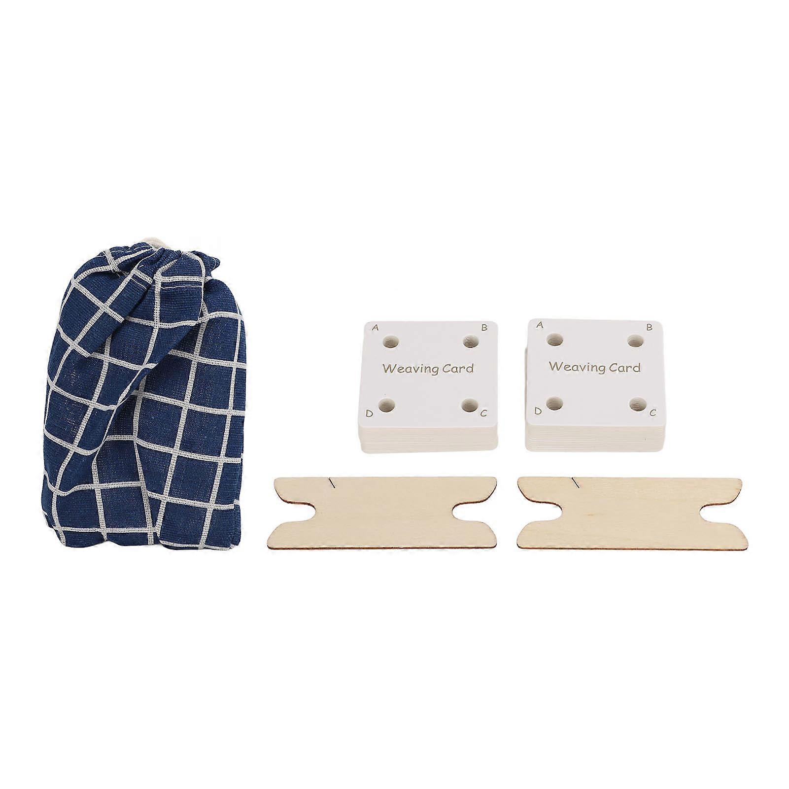 Tablet Weaving Card Smoothness Convenient Flexible Safe Sturdy Durable Paper Loom Card compatible Craft Weaving Lovers_Special Gift