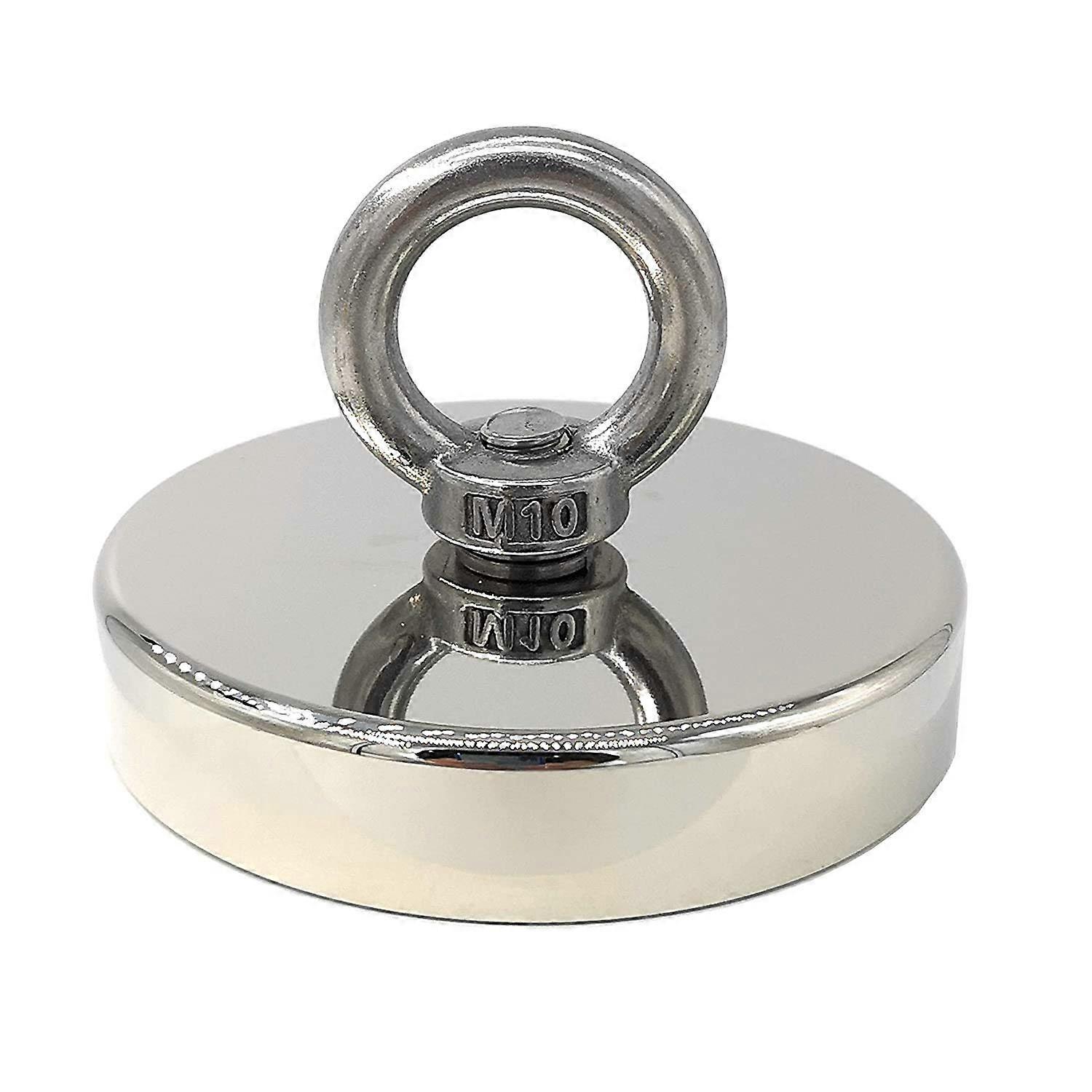 超強力なネオジム磁石320 Kgネオジムアイレット付き磁気釣り90 mmに最適