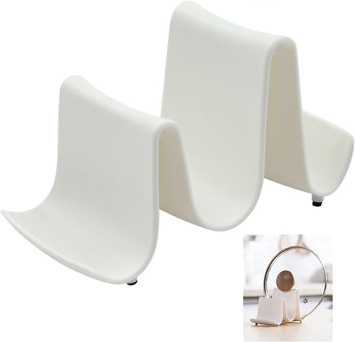 Spoon Rest Kitchen, Spoon Holder, Kitchen Rack for Lid and Spoon, Pot Lid Holder(Blue)