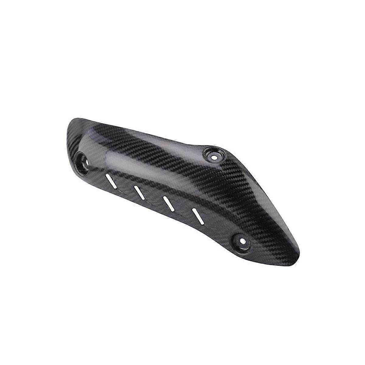 Exhaust Link Pipe Cover Carbon Fiber Anti-Scald Cap Heat Shield Guard Proof for 821 1200S R