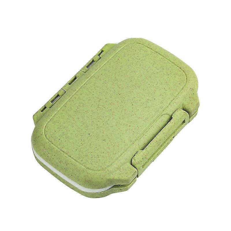 Small Size Wheat Straw Cigarette Box With Sealing Ring Waterproof 14 Pcs Sealed Men's Portable Cigarette Box Moisture-Proof Cigarette Box