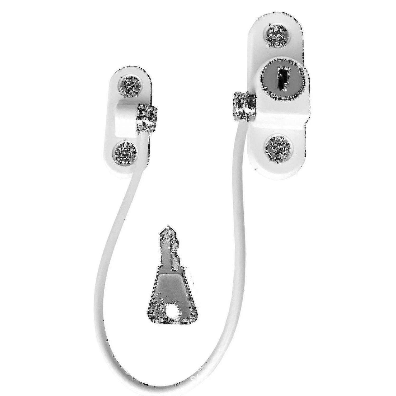 Security Window Locks, Window Security Door Locks with Key (2-Pack)