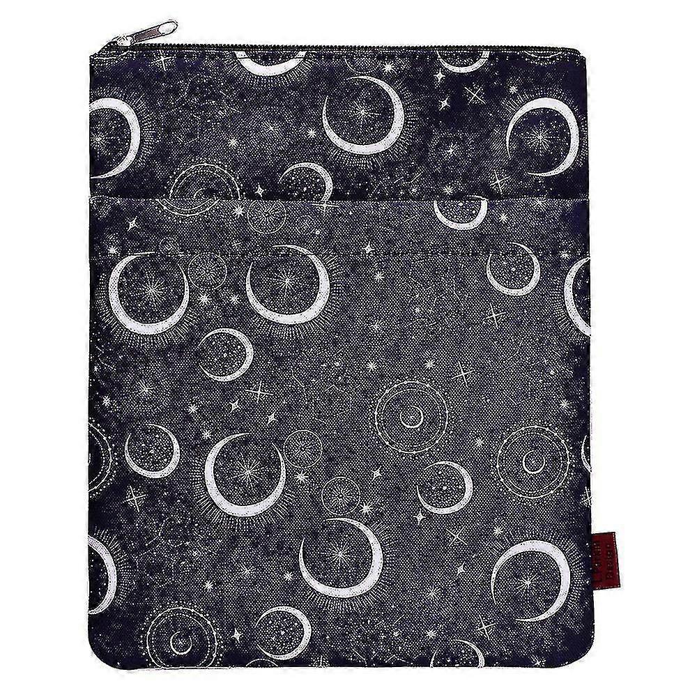 Moon And Star Book Sleeve With Zipper Book Covers For Paperbacks-Yvan
