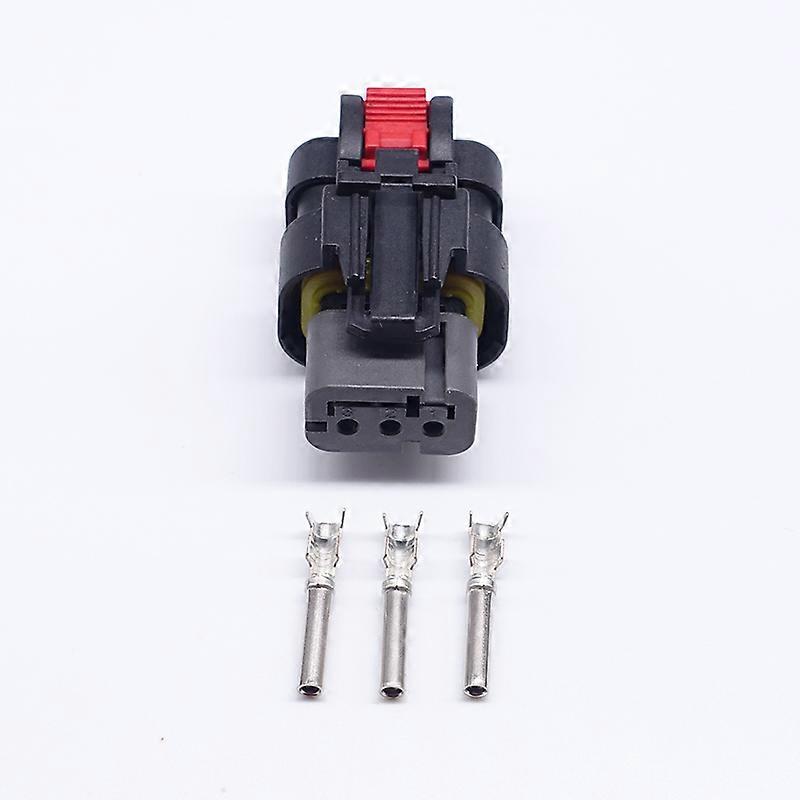 AS 16, Car power connector 2P PLUG ASSY, RD, KEY 2 776522-2 776523-2