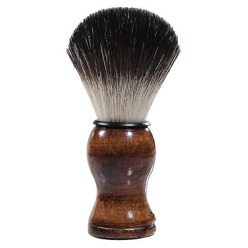メンズシェーブシェーブシェーブ木製ハンドル顔のひげクリーニングアプライアンス高品質プロサロンツール安全カミソリブラシ