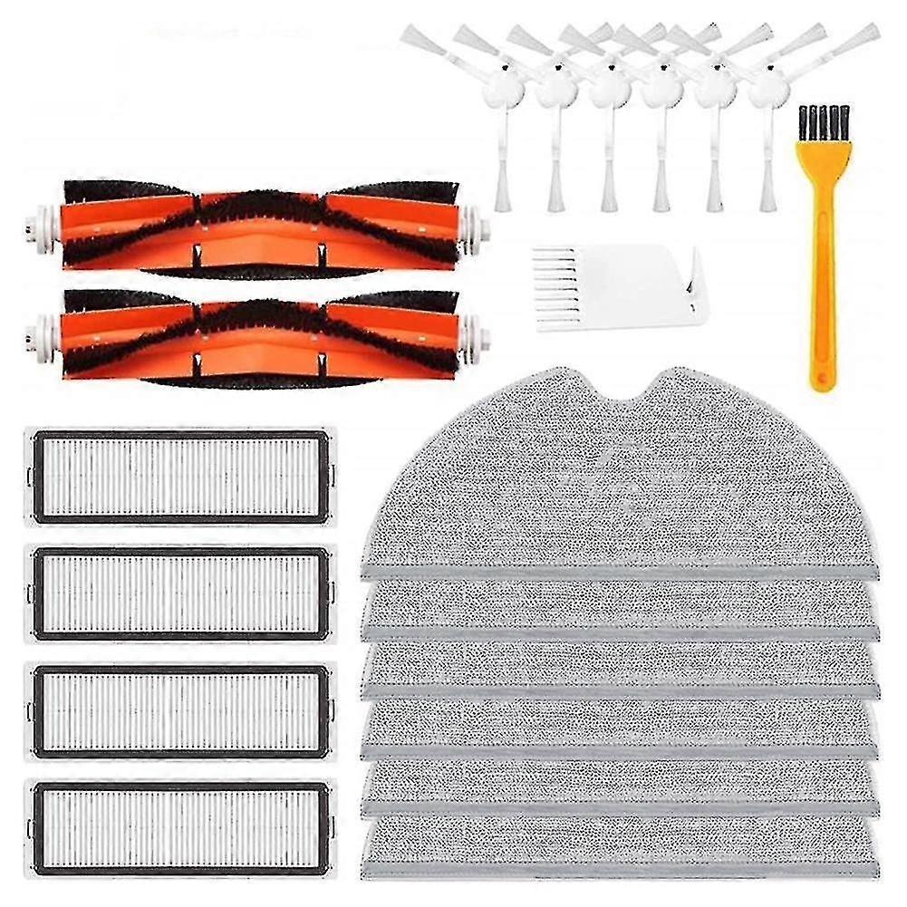 Hepa Filter Main Side Brush Mop Cloth Replacement Kit