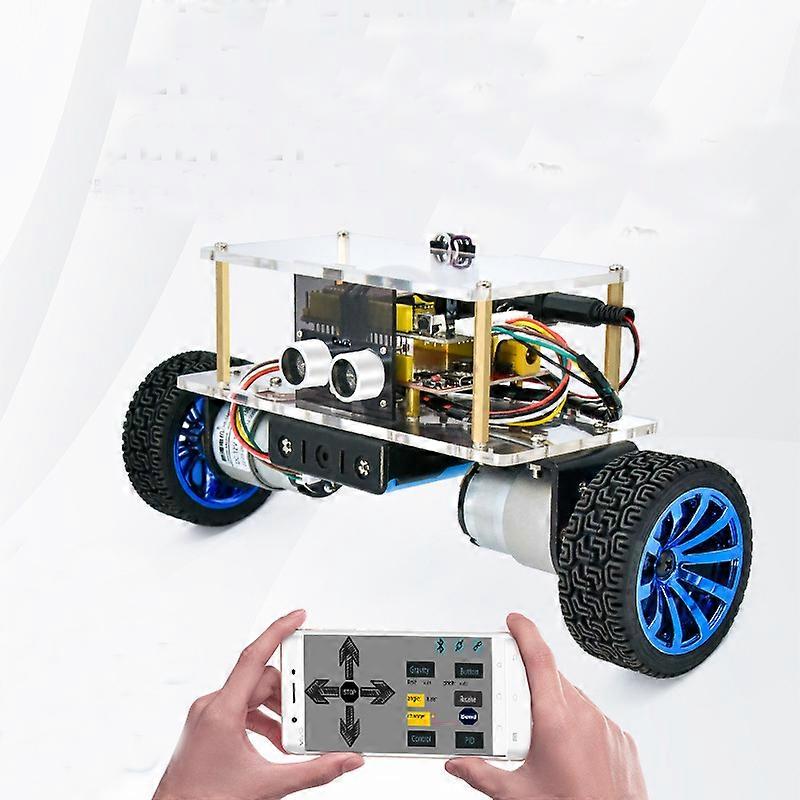 Kit Auto Robot Autobilanciante Tumbller Compatibile con Arduino, Kit STEM Giocattoli STEM per Bambini