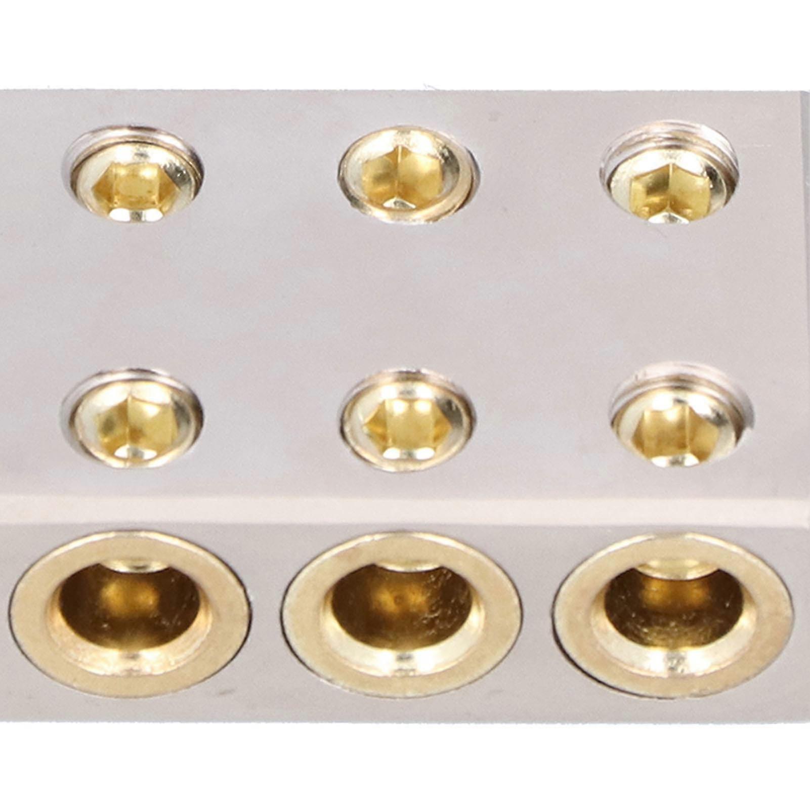 2 قطعة محطات البطارية سبائك الزنك موصل سلبي إيجابي عالمي 0.7in قطر الثقب