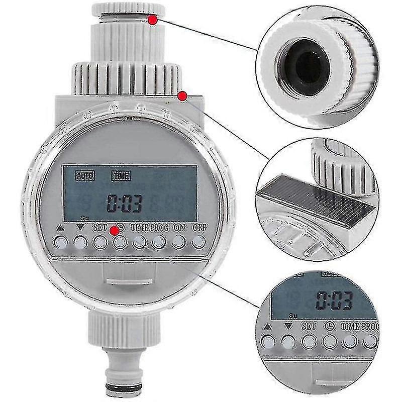 Waterproof Digital Automatic Watering Irrigation Controllers Timer System Solar Water Timer Home Garden Watering Timer