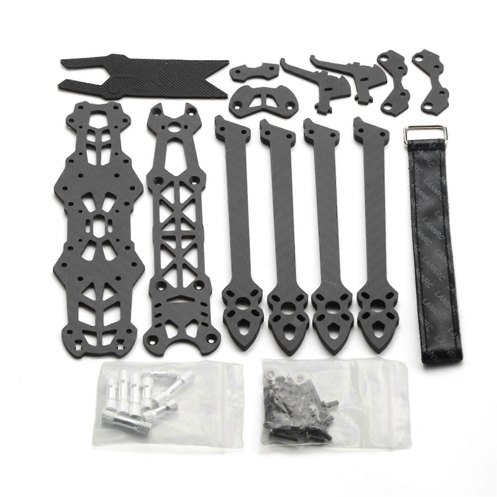 MARK4 7-inch HD Crossing Flying-Drone Rack Set Easy Assembling Aerial-Drone Frame for Flying-Drone Lovers