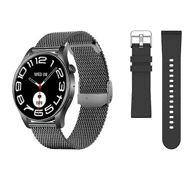 OHPA KM58 smartwatch AMOLED 1.43-inch round screen Bluetooth call exercise heart rate blood pressure blood oxygen