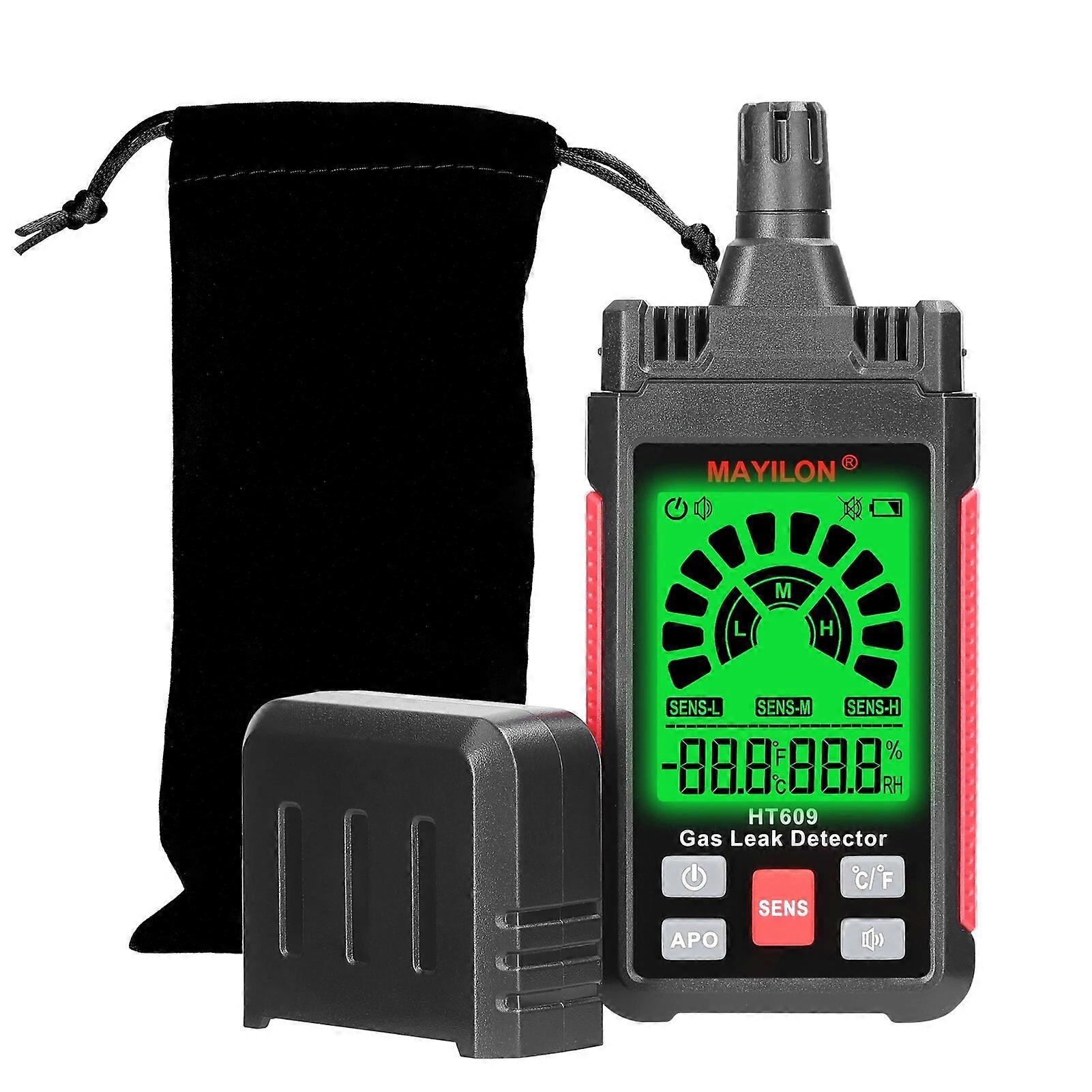Handheld Combustible Gases Leak Detector Natural Gases Leakage Tester Portable PPM Meter Combustible Gases Analyzer Pen
