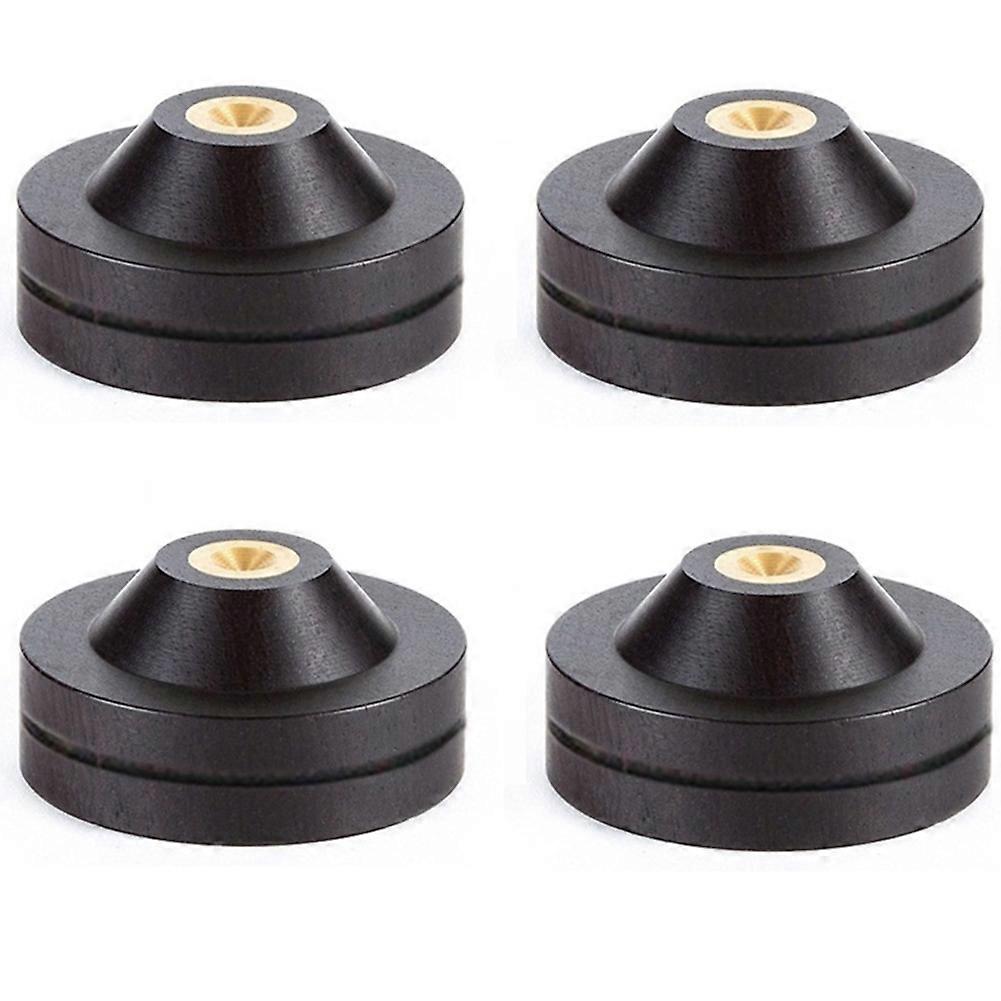 Inlaid Copper Speaker Pad 33x16mm CD Bracket Base HIFI Isolator Record Turntable Stabilizer for Spe