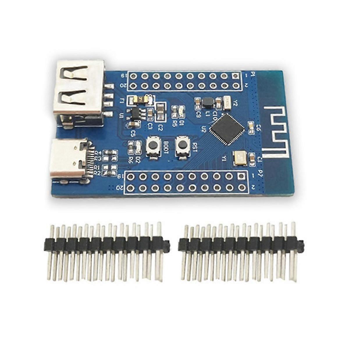 Bluetooth 5.3 RF2.4G Microcontroller Multifunction Portable Low Power Bluetooth Dual USB RISC-V Mod