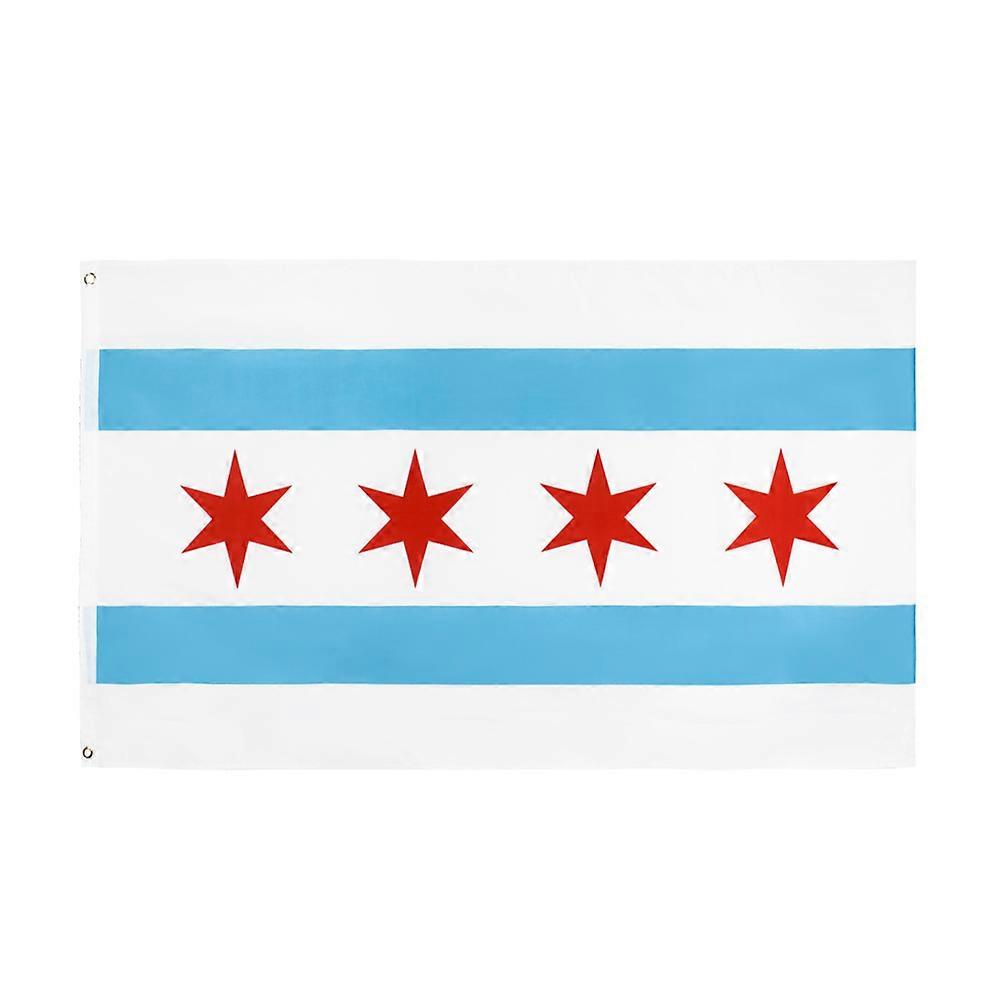 90*150cm Chicago Flag