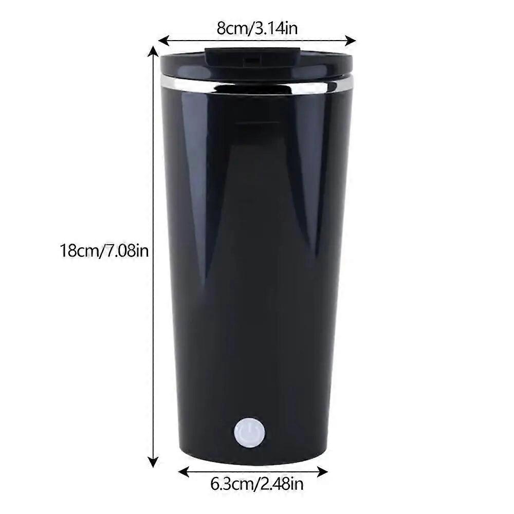 Self Stirring Mug Magnetic USB Charging Stirring Cup Automatic Led Display Portable Mixing Mug Stainless Steel For Cocoa Powder