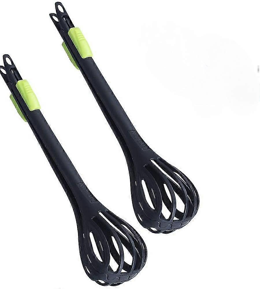 Shxx 2 Pieces Multifunctional Whisk, Bread Clip, 2-in-1, Hand-held Egg Beater, Silicone Balloon Whisk, Steak Clip For Mixing, Beating And Stirring A91