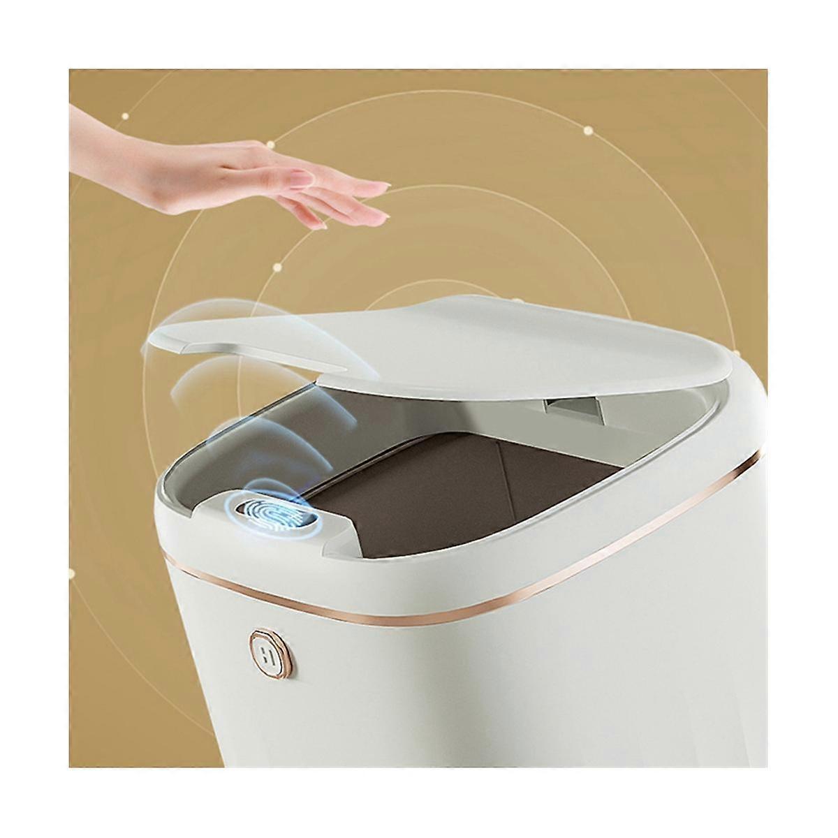 20L Smart Mülleimer Automatischer wasserdichter elektrischer Abfall Küche Badezimmer WC Automatischer Sensor ga