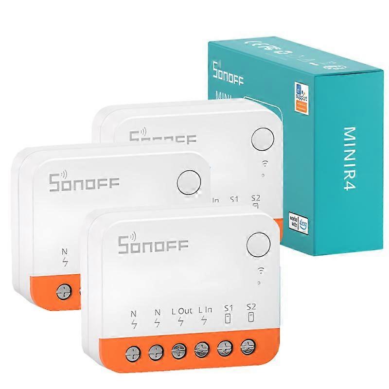 SONOFF MINIR4 Wi-Fi Smart Switch 10A MINI Extreme Smart Home Relay Module Remote