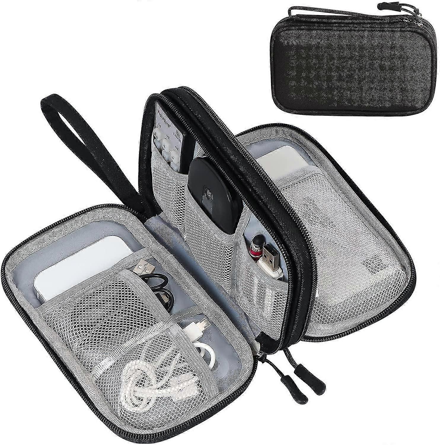 Electronic Organizer, Travel Cable Organizer Bag Pouch Electronic
