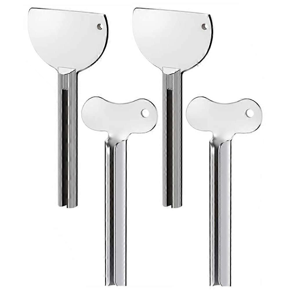 4 Pcs Tube Squeezer for Toothpaste,Toothpaste Dispenser Toothpaste Squeezer Roller Tube Creams Paint Squeezer