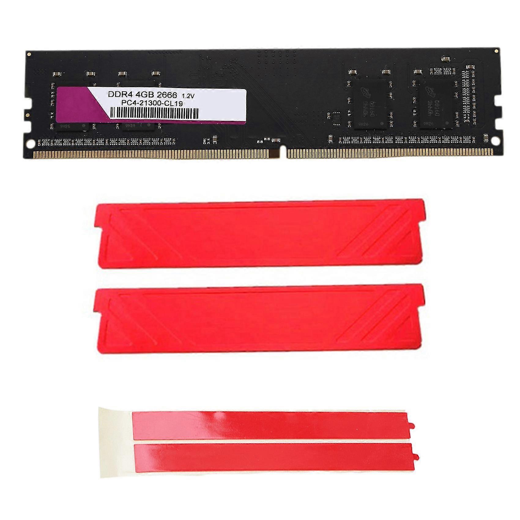 4gb Ddr4 2666mhz Ram Memory+cooling Vest Pc4-21300 1.2v Pc Dimm 288pin Ram For Desktop Computer Ram