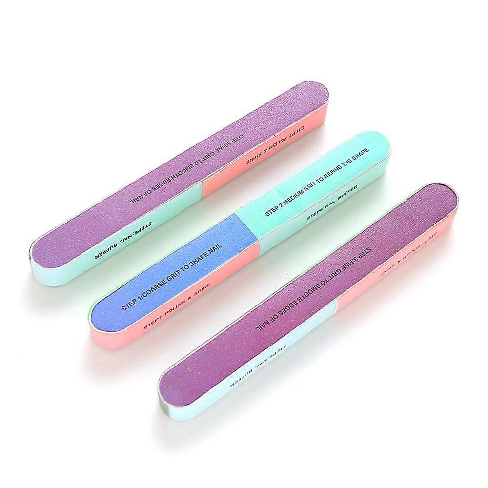 Six-sided Nail Files Professional Nail File Sanding Grinding Polishing Manicure Care