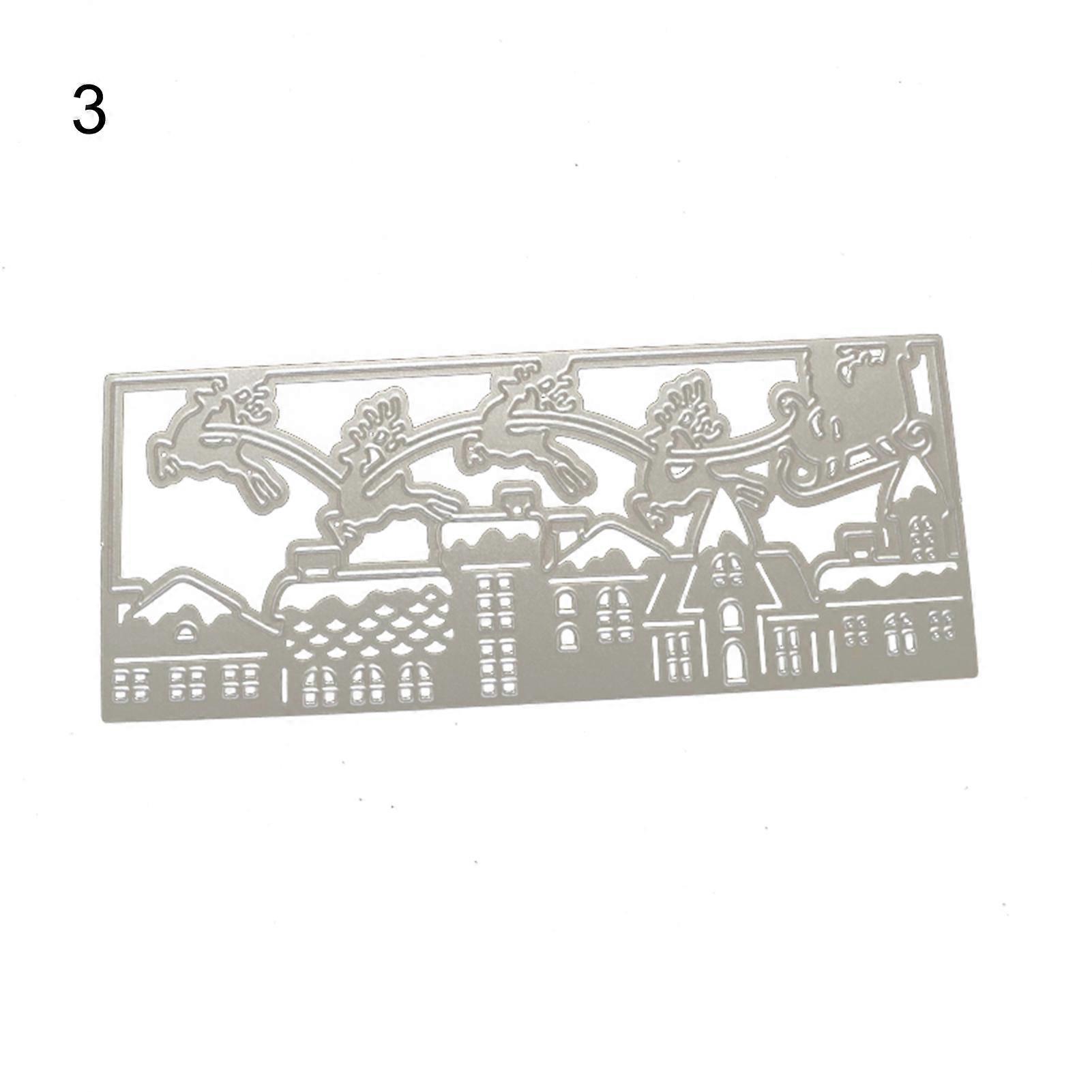 Cutting Stencils Delicate Multifunctional Long Lasting Christmas Deer Metal Die Cuts DIY Crafts