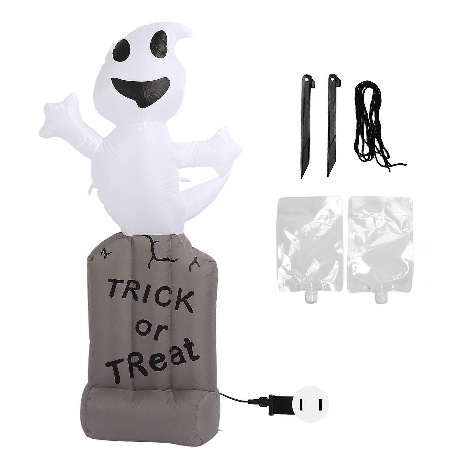 Lápides de fantasmas infláveis decoração 5Ft LED IP44 à prova d'água com soprador Explodir lápides de fantasmas para jardim de quintal interno e externo US Plug 100240V