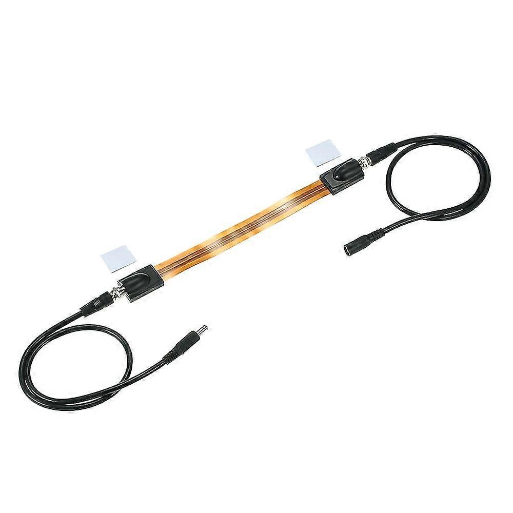 كابل طاقة مسطح نحيف للغاية أنثى F موصل يناسب تحت نوافذ الأبواب دون حفر بطول 26 سم