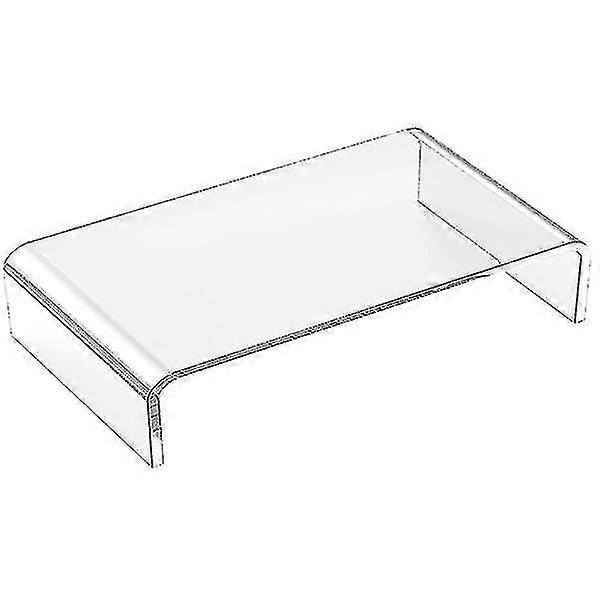 Clear Acrylic Monitor Stand Transparent Monitor Riser Stand For Computer Laptop