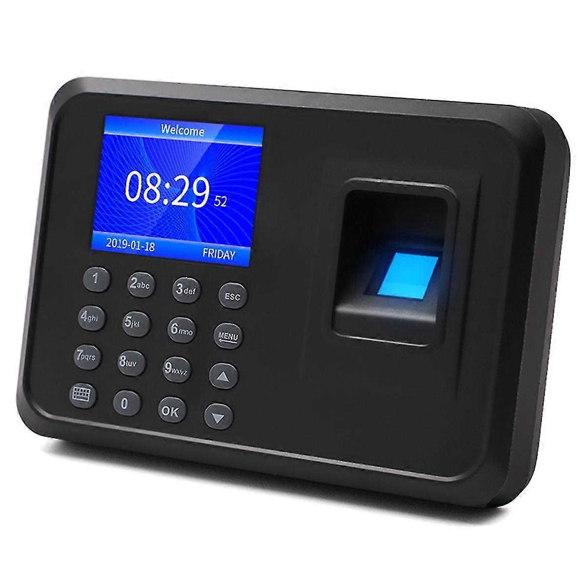 F01 Time And Attendance Machine Fingerprint Punch Card Machine