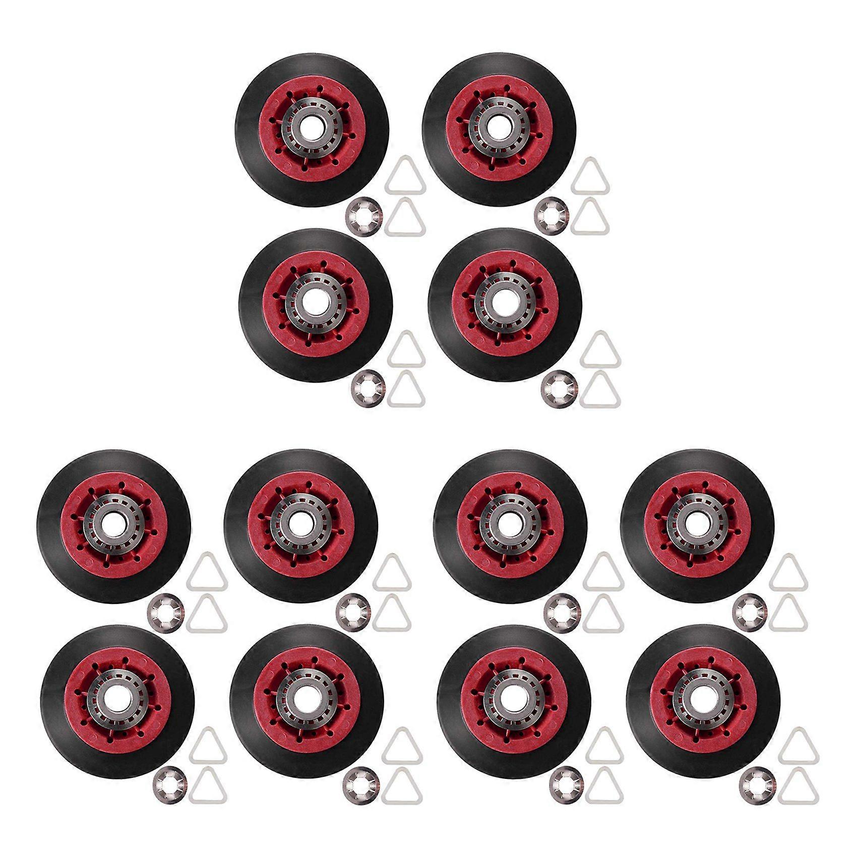4PCS 8536974 Dryer Drum Roller Fit for Whirlpool, Kenmore - 8536974