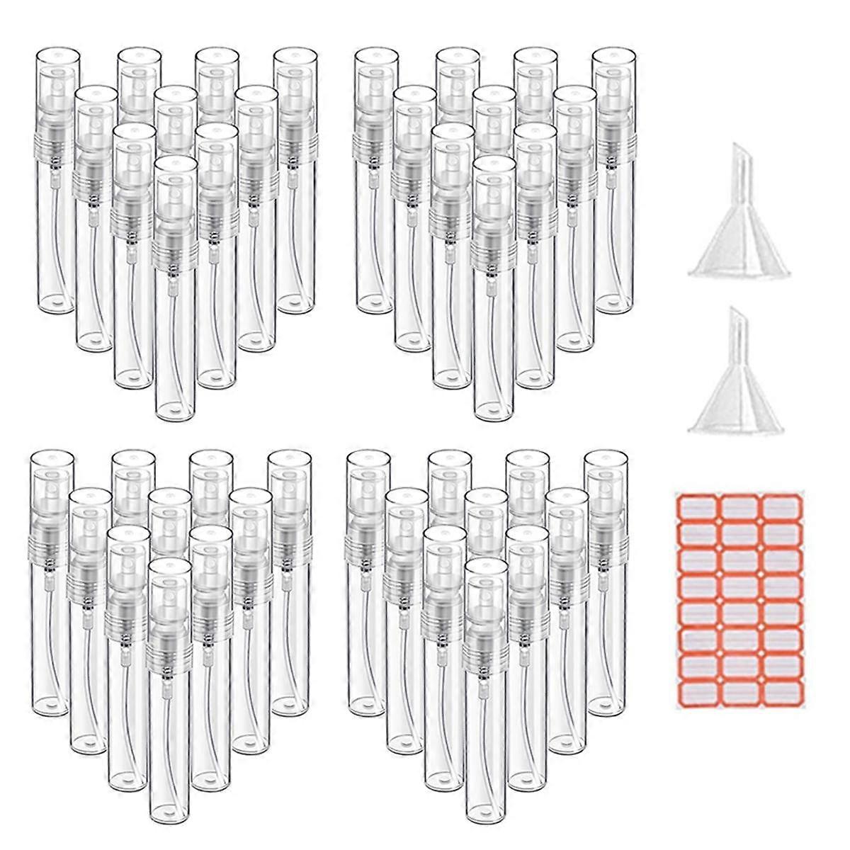 120Pcs 5ML Spray Bottle Small Cosmetic Packing Atomizer Perfume Bottles Atomizing Spray Liquid Cont