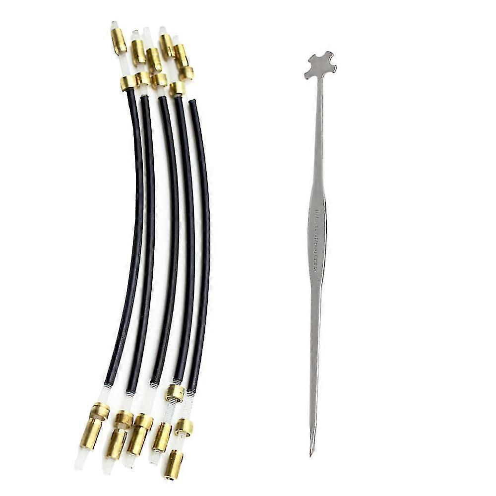 Violin Sound Post Setter Tool+5pcs 3/4-4/4 Violin Nylon Tailgut
