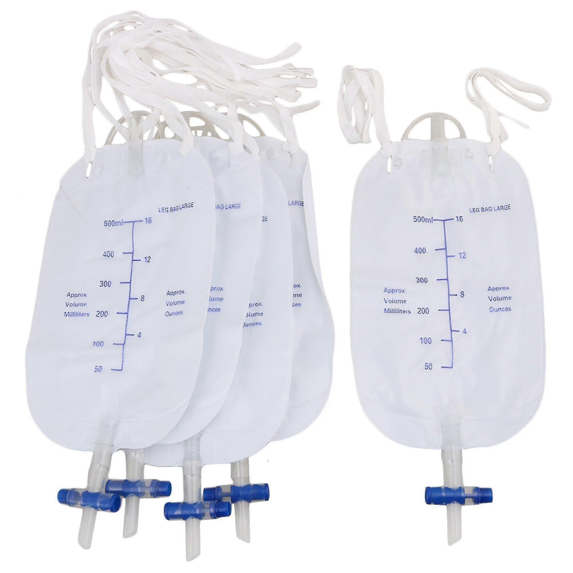 10pcs Incontinence Complete Kit 500ml Urinary External Catheters Leg Bag