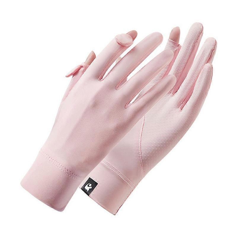 Women's Ultra Thin Summer UV Protection Touchscreen Driving Gloves