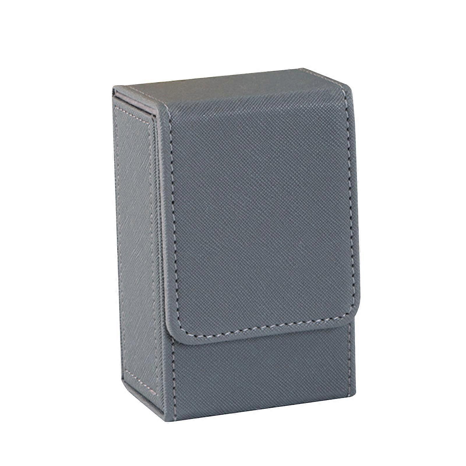 Trading Card Deck Box Container Toys for Card Baseball Card Collectible Card Gray