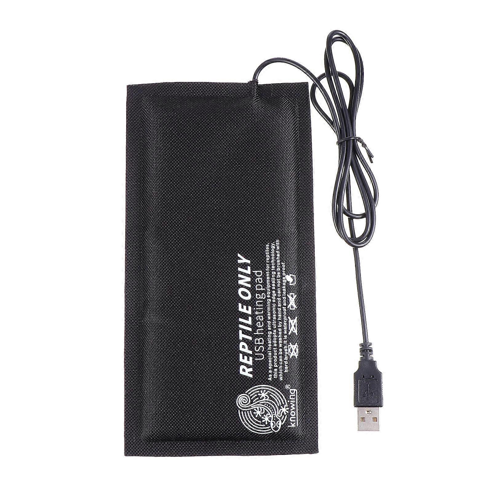 USB Reptile Heating Pad Reptile Under Tank Heater for Snake Lizard Turtle