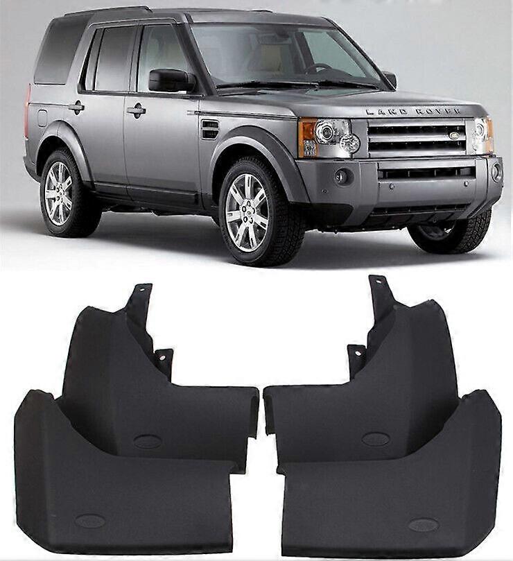 New Set Molded Splash Guards Mud Flaps For 2004-2009 Land Rover Discovery 3 LR3