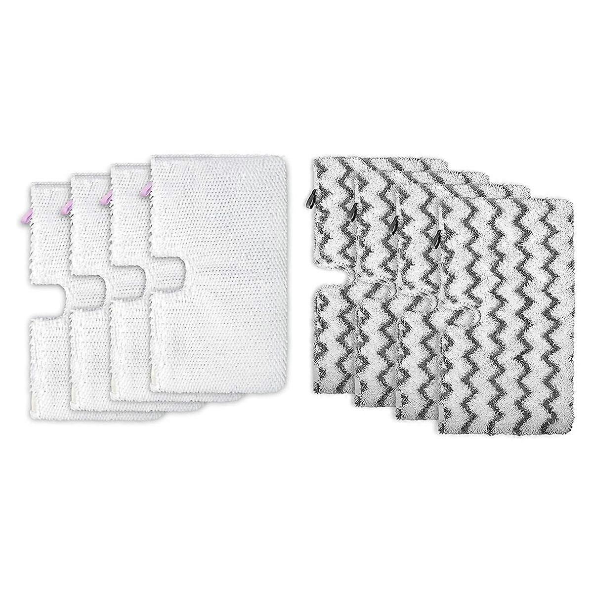 8Pcs for S3901 S3500 S3501 Series Mop Replacement Pad Reusable Mop Pads for Hard Floor Cleaning Kit