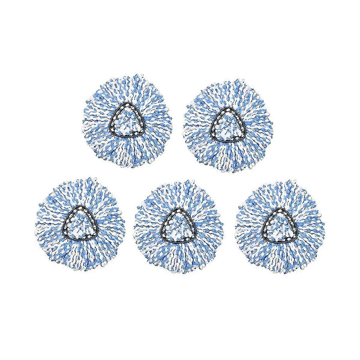 5pcs For O- Swivel Triangular Mop Microfiber Accessories Cleaning Replacement Mop Cloth
