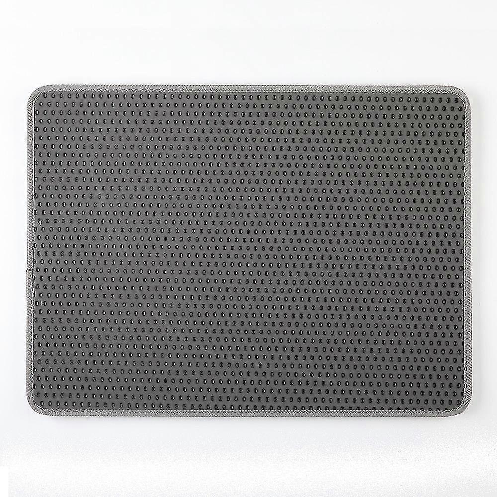 Cat Litter Mat Foldable Double Layer Waterproof Honeycomb Shape