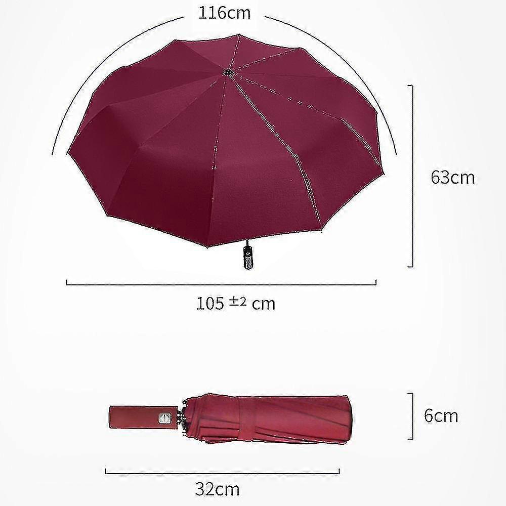 Umbrella Windproof Travel Umbrella Compact Folding Reverse Umbrella