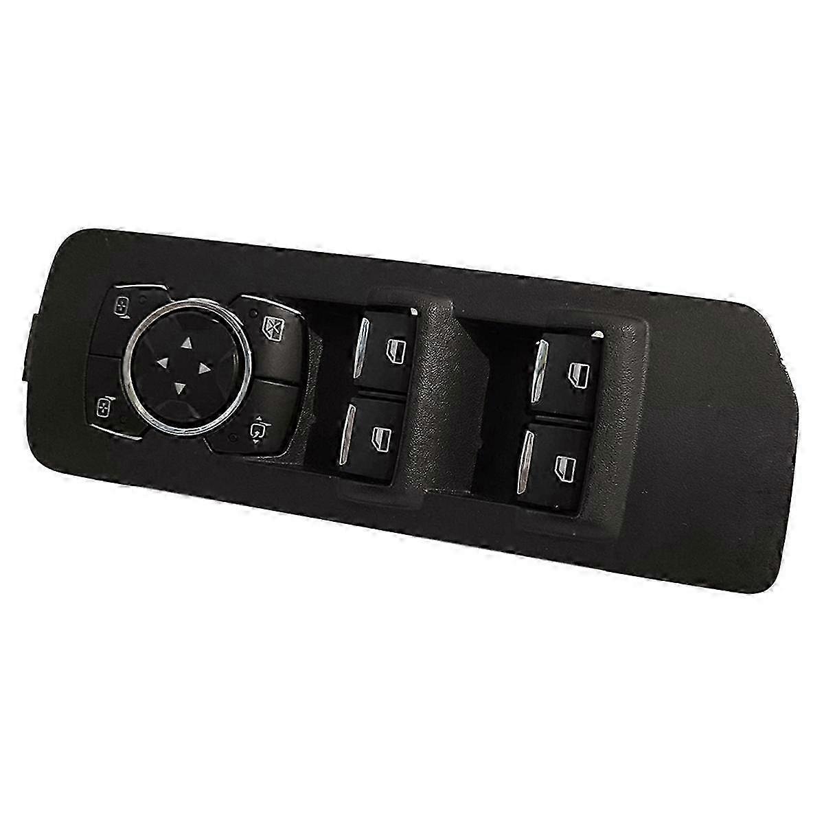 Car Power Master Window Switch Lifter Control Button with Panel FL3Z-14529- for 2015-2020 LHD