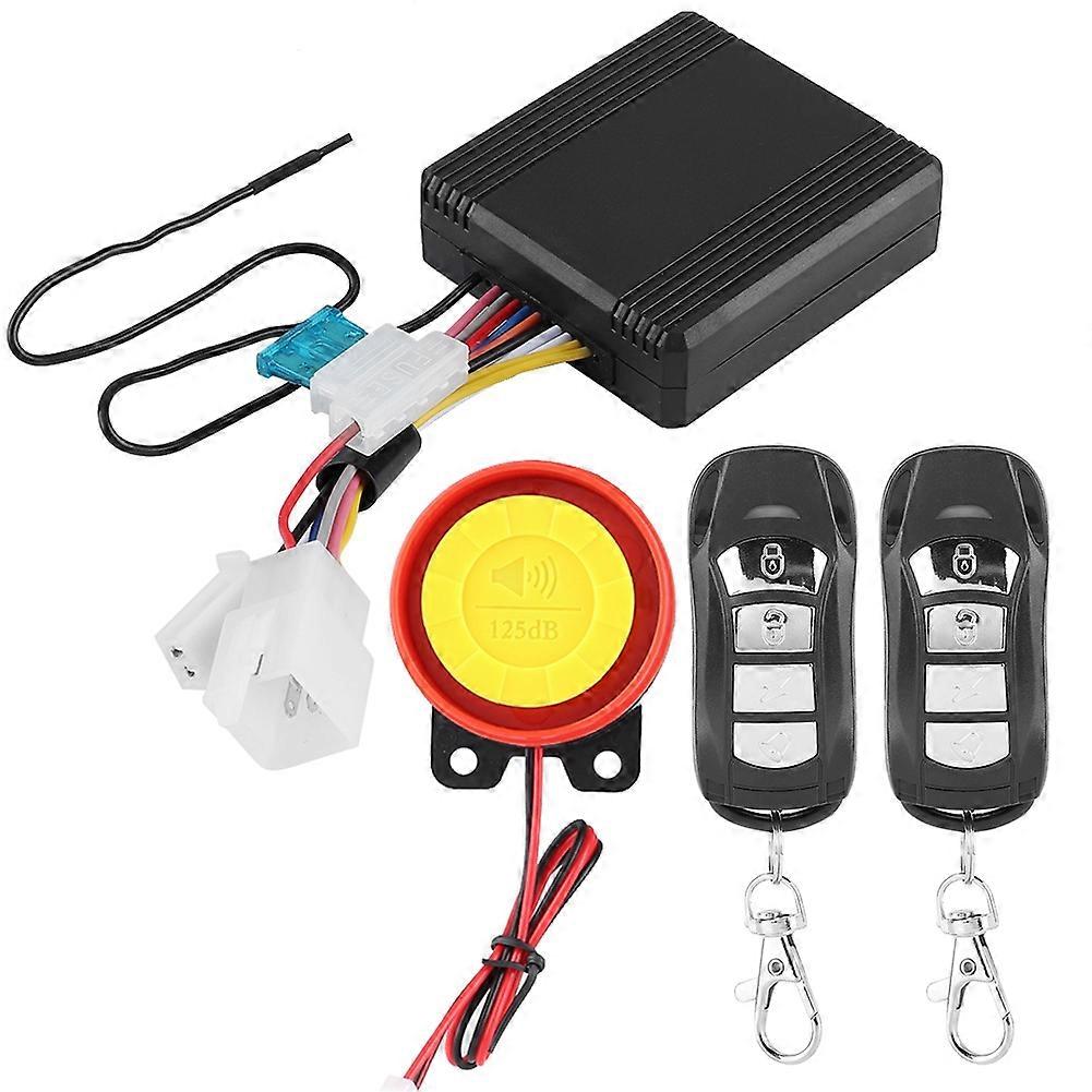 Universal Motorcycle Wireless Anti-theft Security Alarm System | 12V | 2 Remote Control