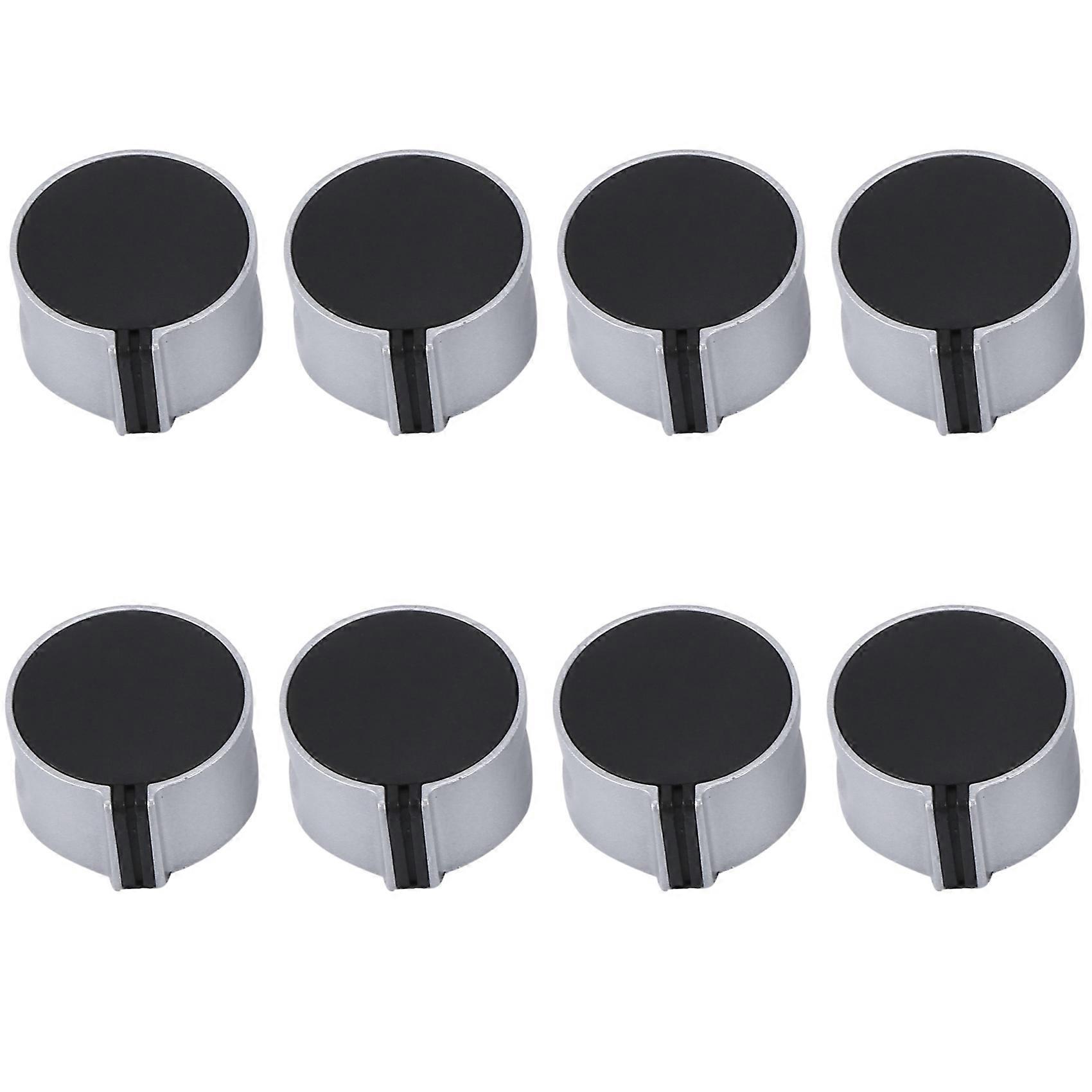 8 st gasspis knopp, 8 mm spiskontrollbrytare Ugnsknappar Spishäll brännarknopp för köksbyte tillbehör