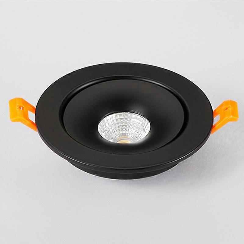 Dimmable Circular Spot 360  Angle Adjustable LED Embedded COB Downlight 9W 12W 15W Ceiling Light AC110V-220V Background Focus