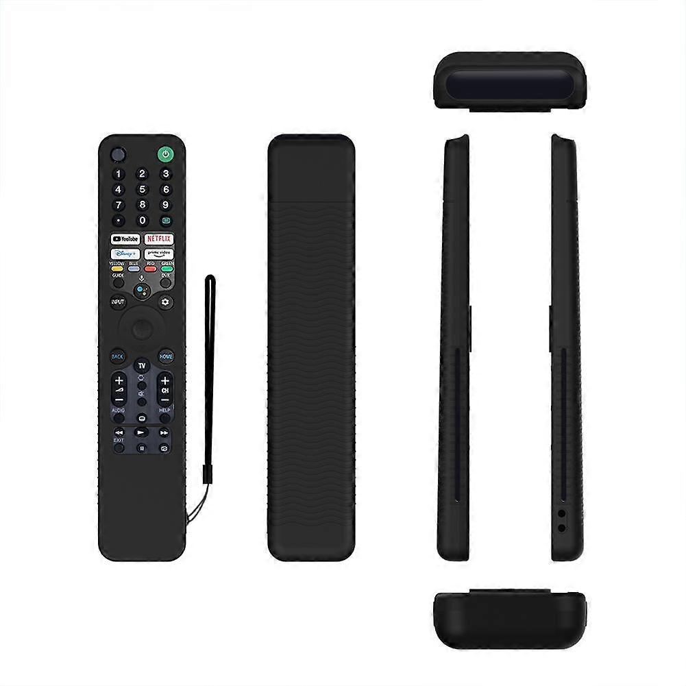 Silicone Remote Control Case Scratch Proof Protective Cover Compatible For Sony Rmf/mg3-tx520u Voice Remote